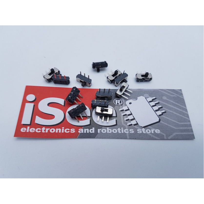 10pcs MSK-12D19 G2 SPDT 1P2T 3 Pin PCB Panel Horizontal Slide