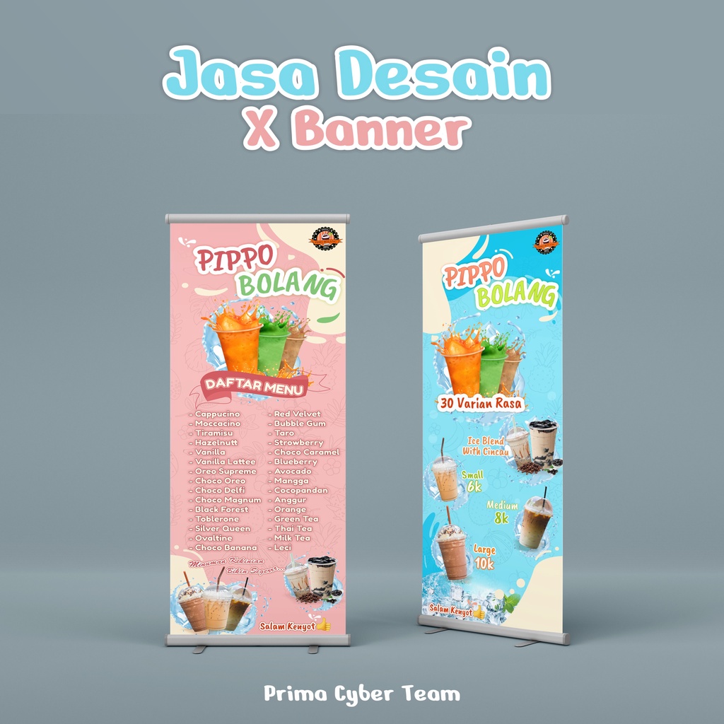 Jual Desain X Banner Jasa Desain X Banner Shopee Indonesia 8246