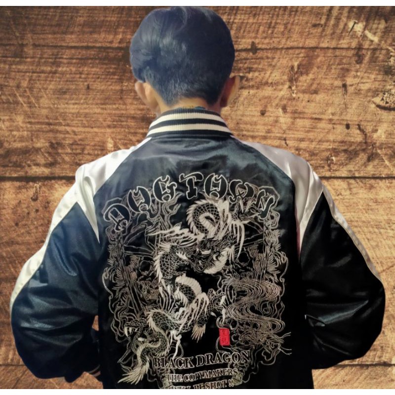 DOG TOWN BLACK DRAGON スカジャン M SOLD OUT 🔥 Samurai Reida Sukajan Jacket 💀 Dogtown Black