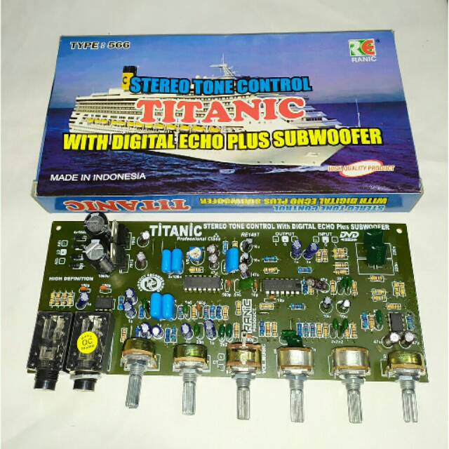 Jual Kit Tone Control TITANIC with Digital echo subwoofer | Shopee ...