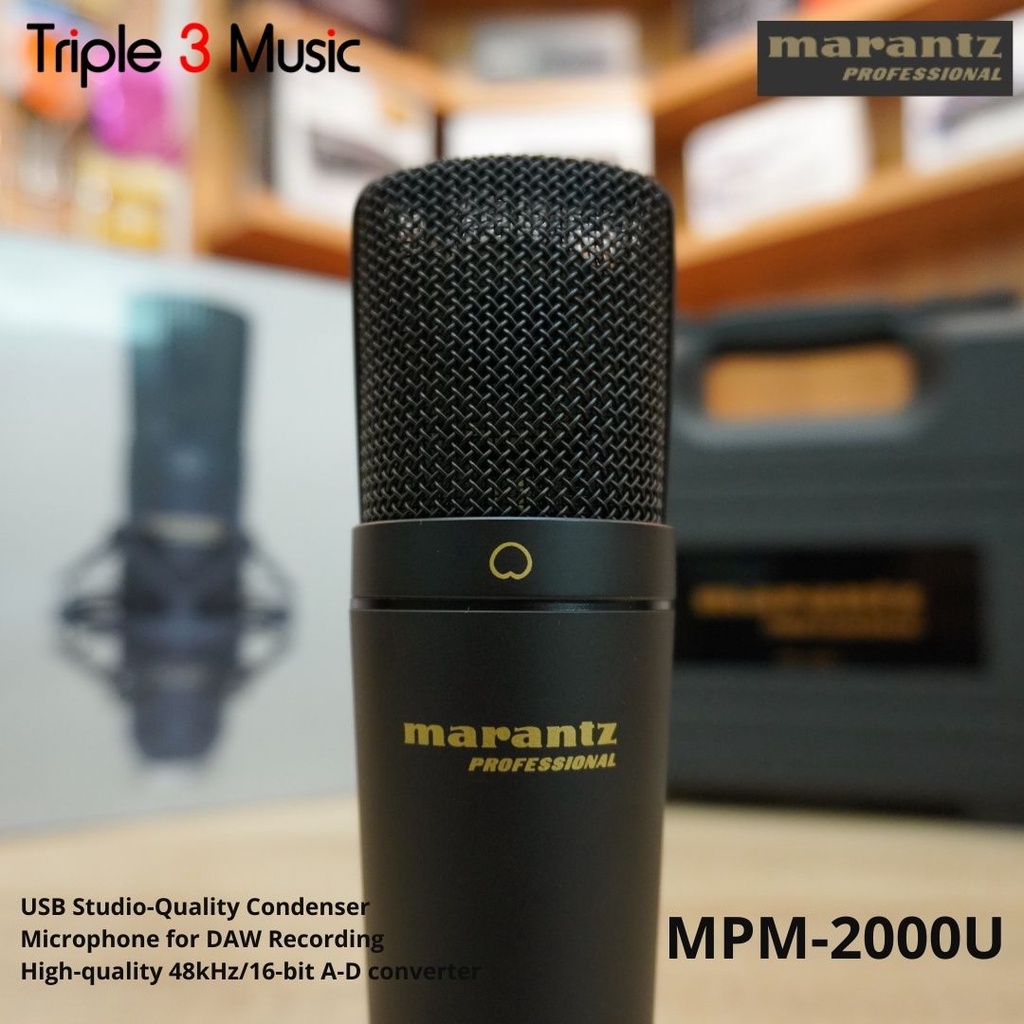 Jual Marantz MPM 2000U Large Diaphragm Microphone Mic USB | Shopee ...