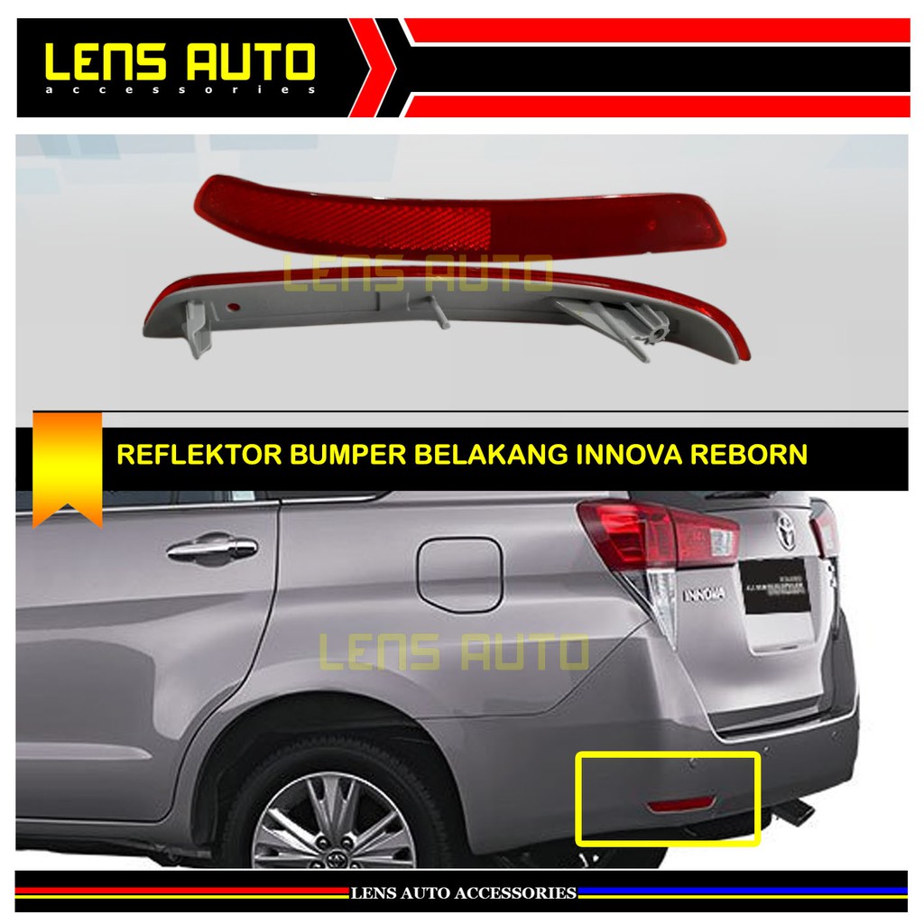 Jual REFLEKTOR BUMPER BELAKANG INNOVA REBORN | Shopee Indonesia