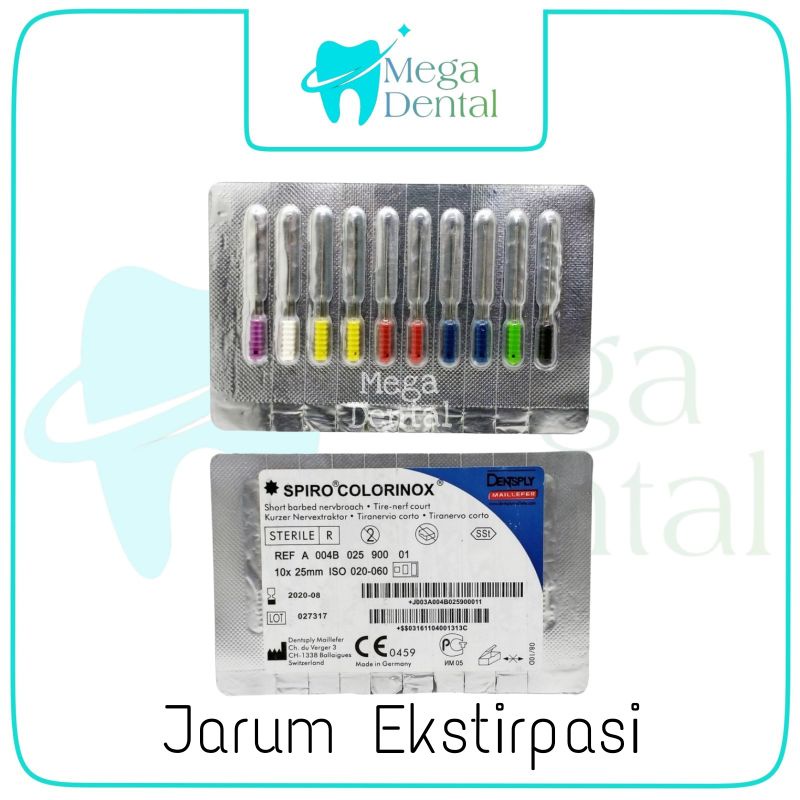 Jual JARUM EXTIRPASI Jarum Ekstirpasi Barbed Broach Jarum Endo | Shopee ...