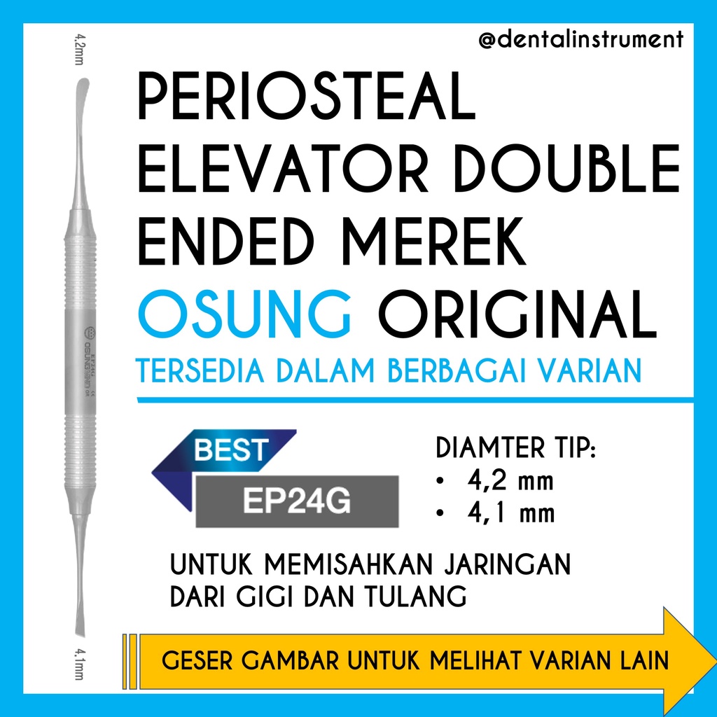 Jual Dental Elevator Periosteal / Raspatorium Merek Osung Original ...