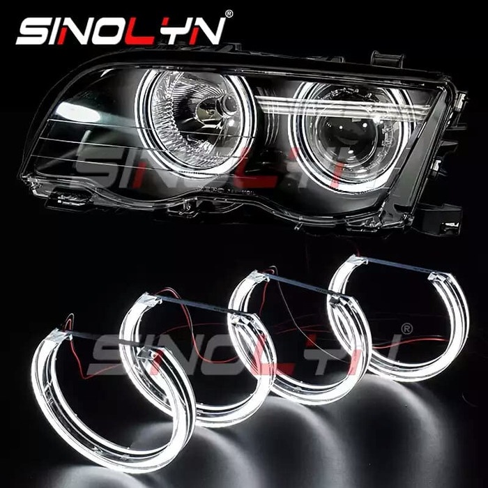 Jual LED Angel Eyes DRL BMW E46 E36 E39 DTM Style (Kristal) - Angel ...