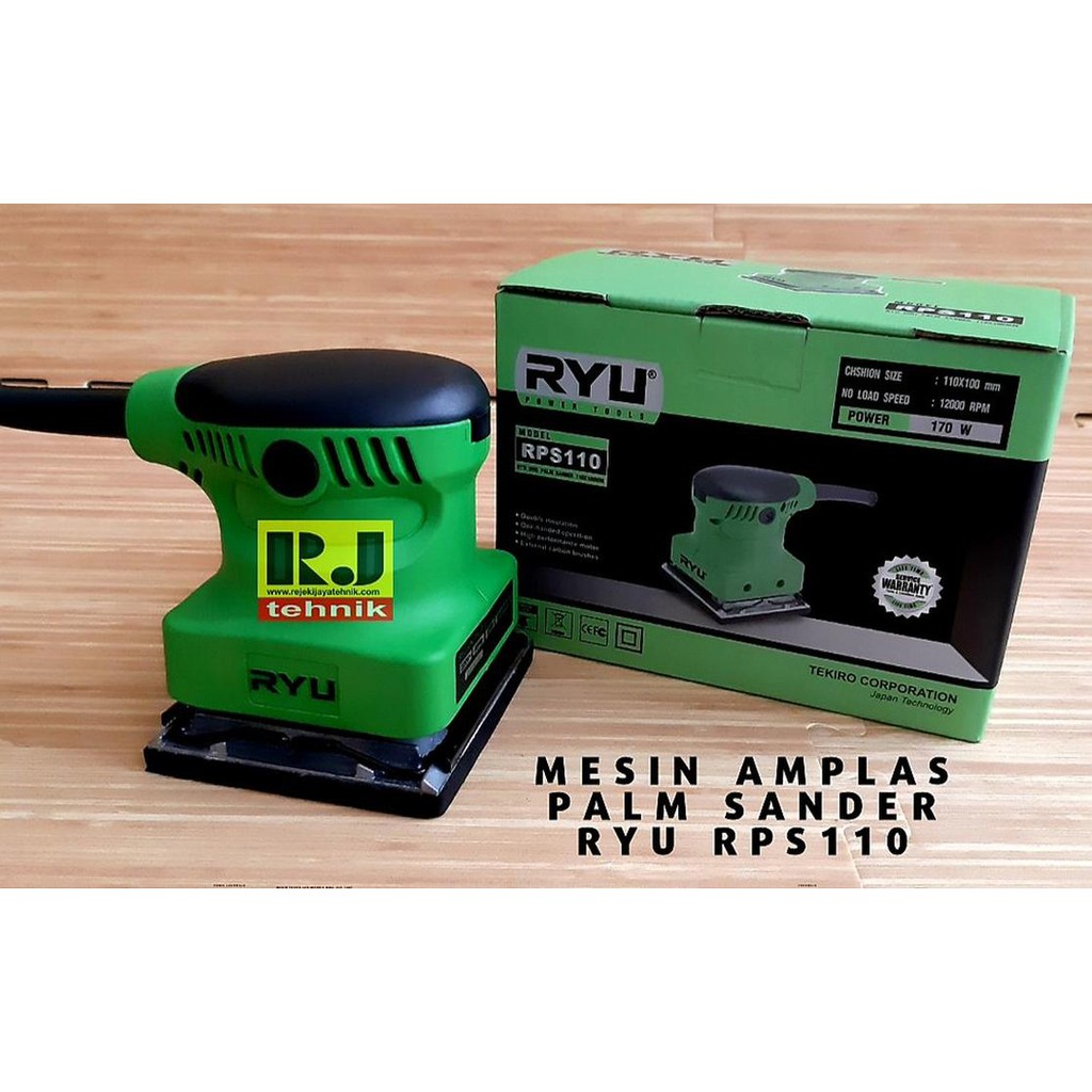 Jual Mesin Amplas Palm Sander Ryu RPS110 Murah | Shopee Indonesia