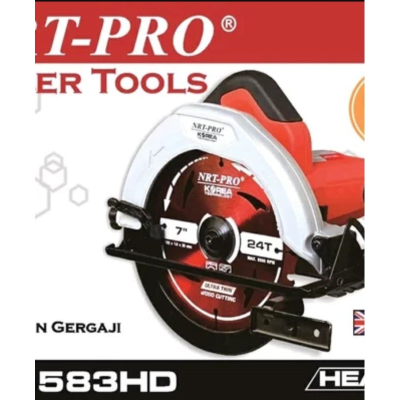 Circular Saw NRT PRO 583HD 7inch mesin gergaji potong kayu