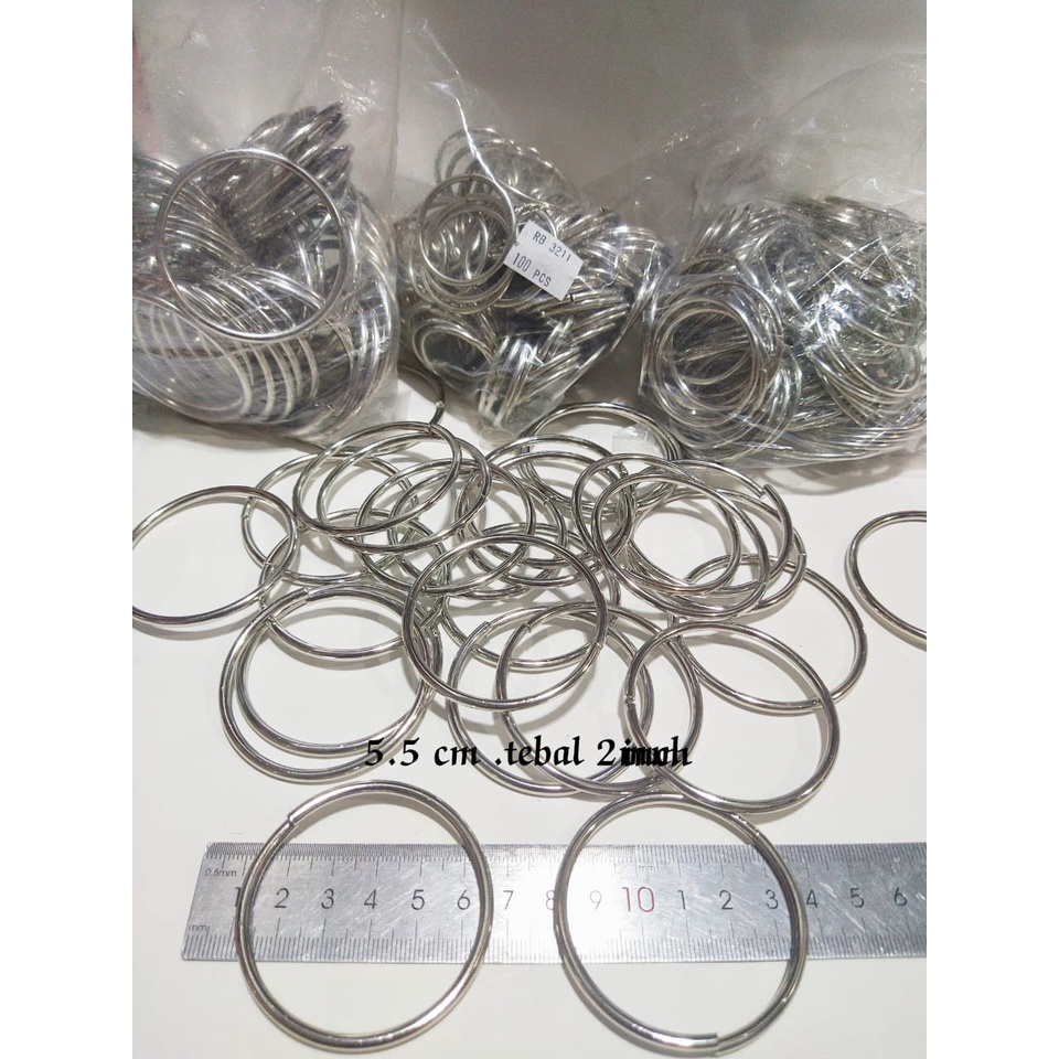 Jual Ring besi bulat untuk variasi atau hiassan aksesoris | Shopee ...