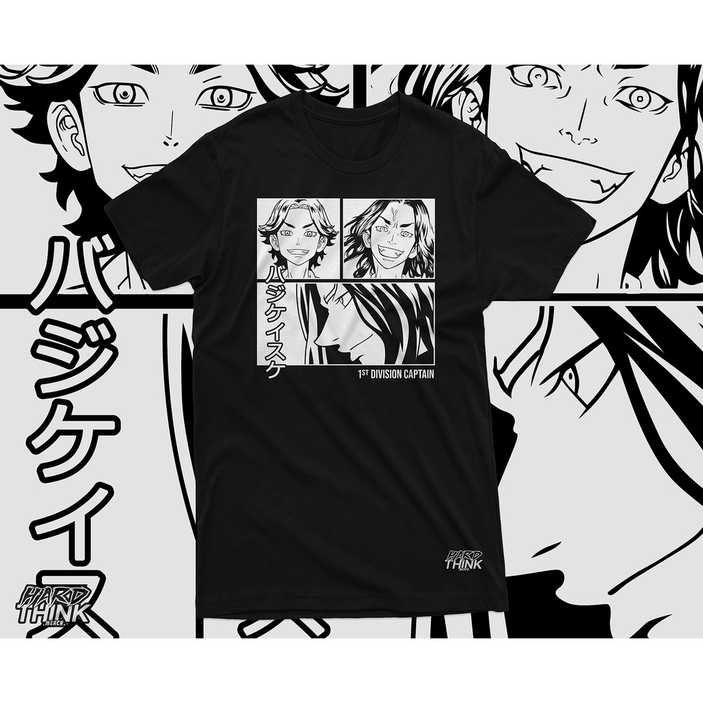 T-shirt Tokyo Revengers Homme – Manches Courtes Noir, 100% Coton