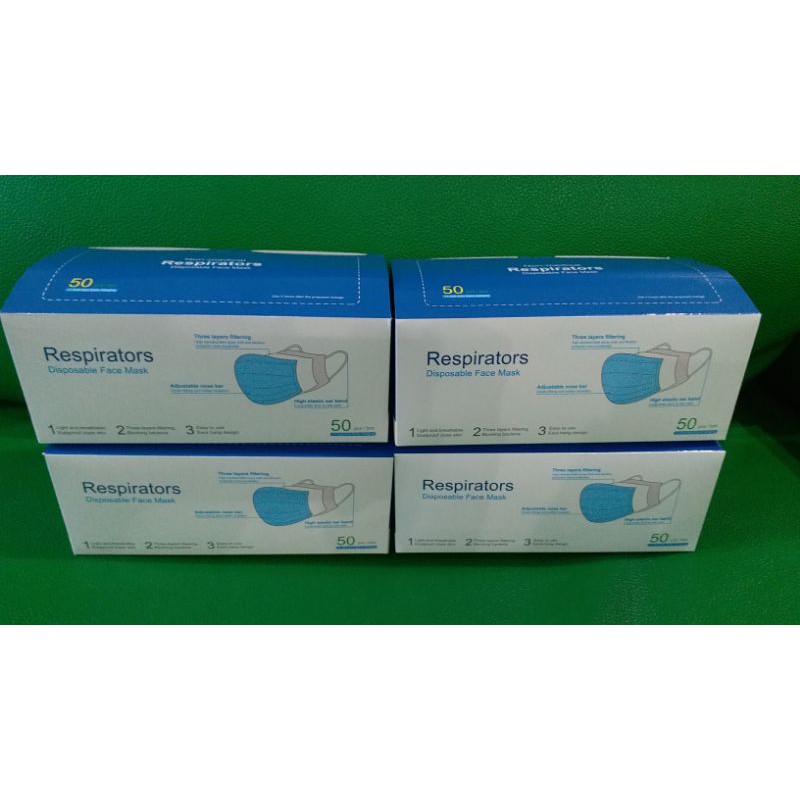 Jual Masker 3PLY DISPOSABLE MASKER 3LAPIS 1 BOX ISI 50 PCS | Shopee ...