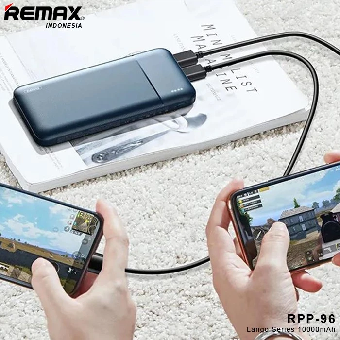 Remax Powerbank 10000mAh 2.1A RPP 96 Lango Series
