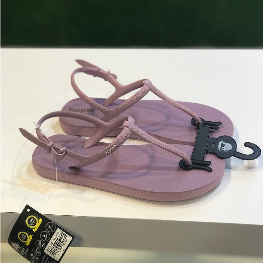 Jual Sandal Fipper Strappy Original for Woman Ladies Violet