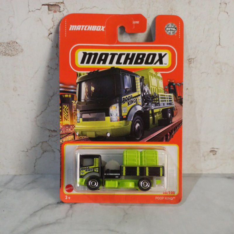 Matchbox Poop King Spielzeug-LKW – Schwarz/grün, Maßstab 1:64, Für Sammler Und Kinder