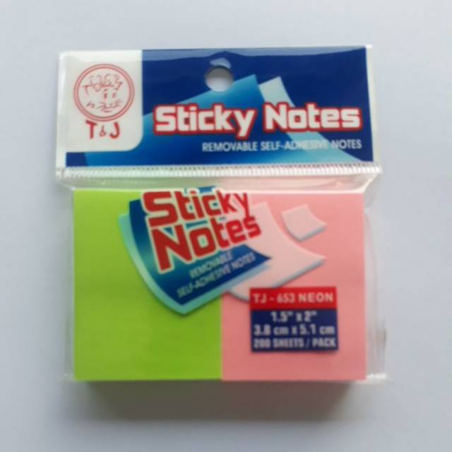 Jual Tom & Jerry Sticky Note TJ-653 Neon | Shopee Indonesia