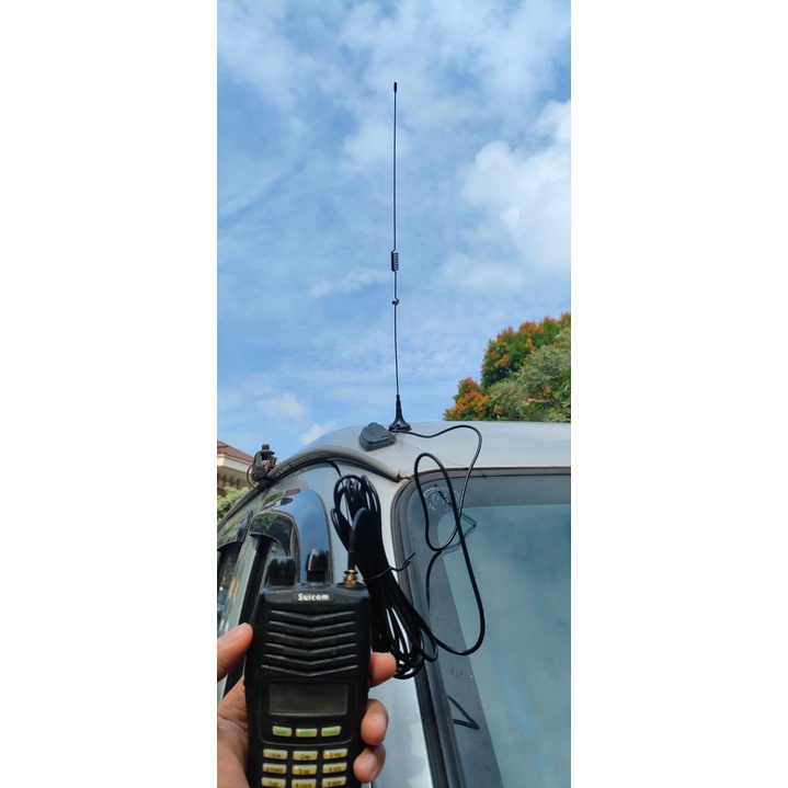 Jual Antena Vhf Uhf Utk Jarak Jauh Tipe Magnet Vhf Uhf Dualband Mobil Antena Mobil Vhf Uhf