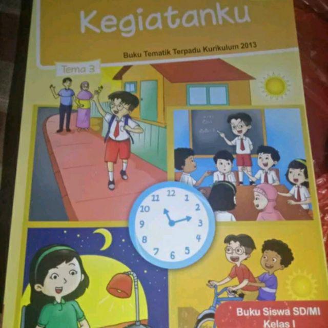 Jual Buku Kelas 1 SD Tema 1 2 3 4 Semester 1 - Modul Tematik Paket ...