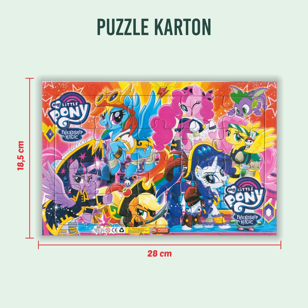 Jual Puzzle Edukasi Anak / Puzzle Anak / Puzzle Karton Mainan Edukasi ...