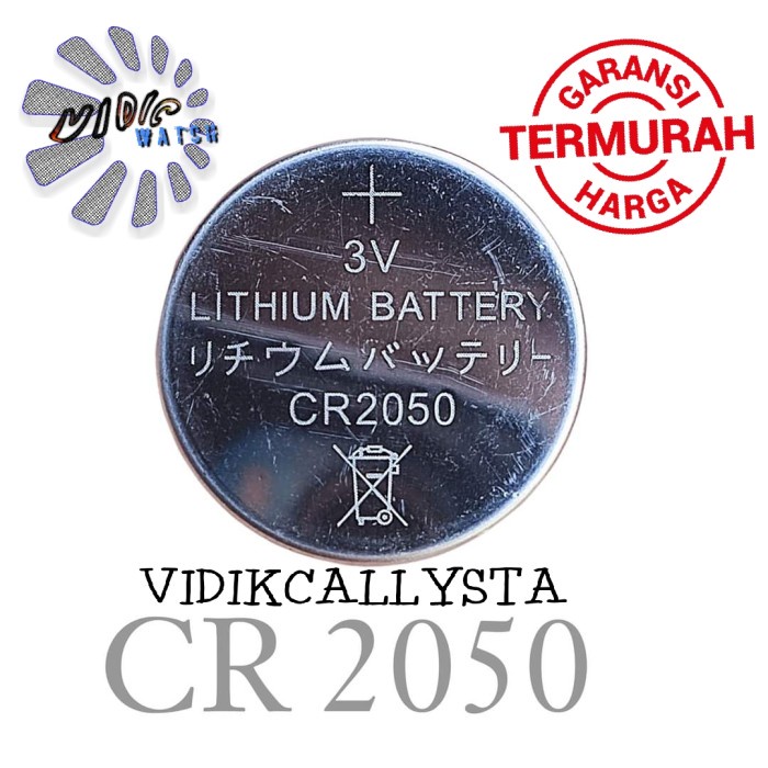 Jual ORIGINAL BATTERY CR2050 CR 2050 LM2050 BR2050 3V LITHIUM BATRE ...