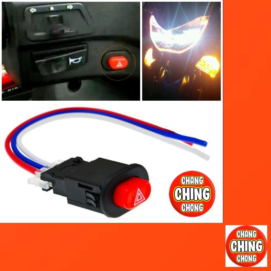 Jual PAC 3H Saklar Hazard Kabel Tombol Switch Universal Sein Sen ...