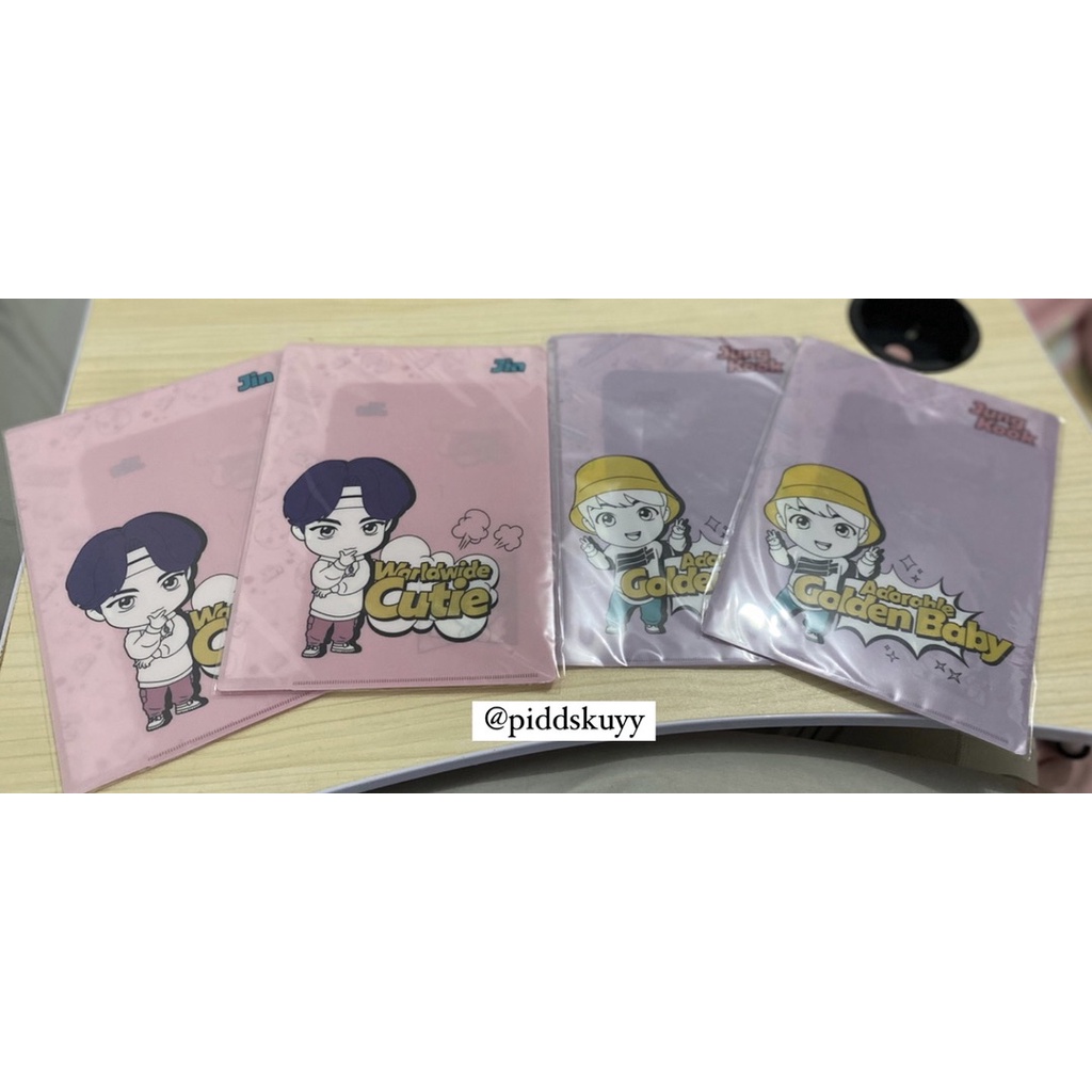 Jual BTS OFFICIAL 2 POCKET FOLDER TINY TAN OFFICIAL (SEALED) | Shopee ...