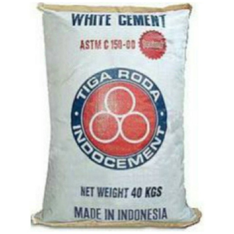 Jual Semen Putih Tiga Roda 40KG | Shopee Indonesia