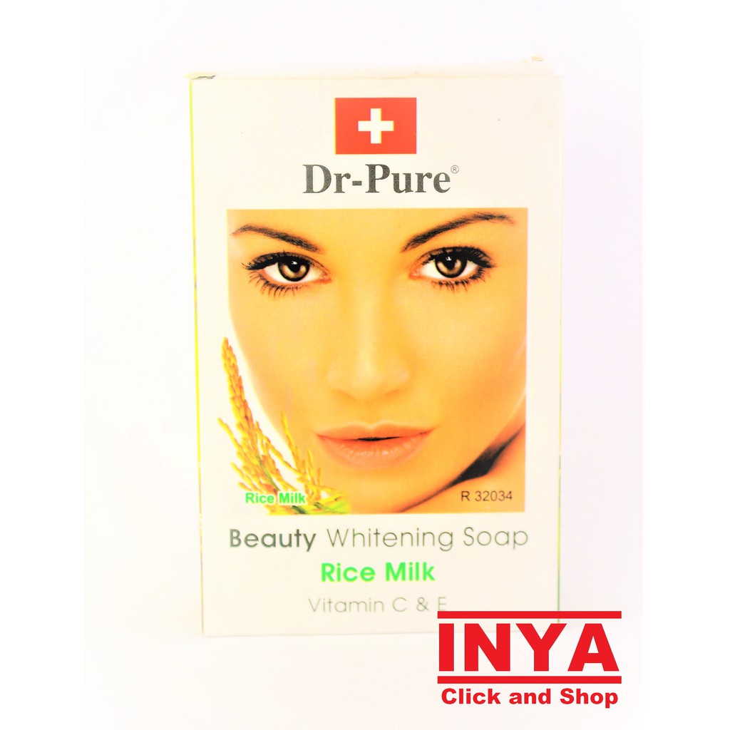 Jual DR PURE RICE MILK Beauty Whitening Soap Bar - Sabun Muka | Shopee ...