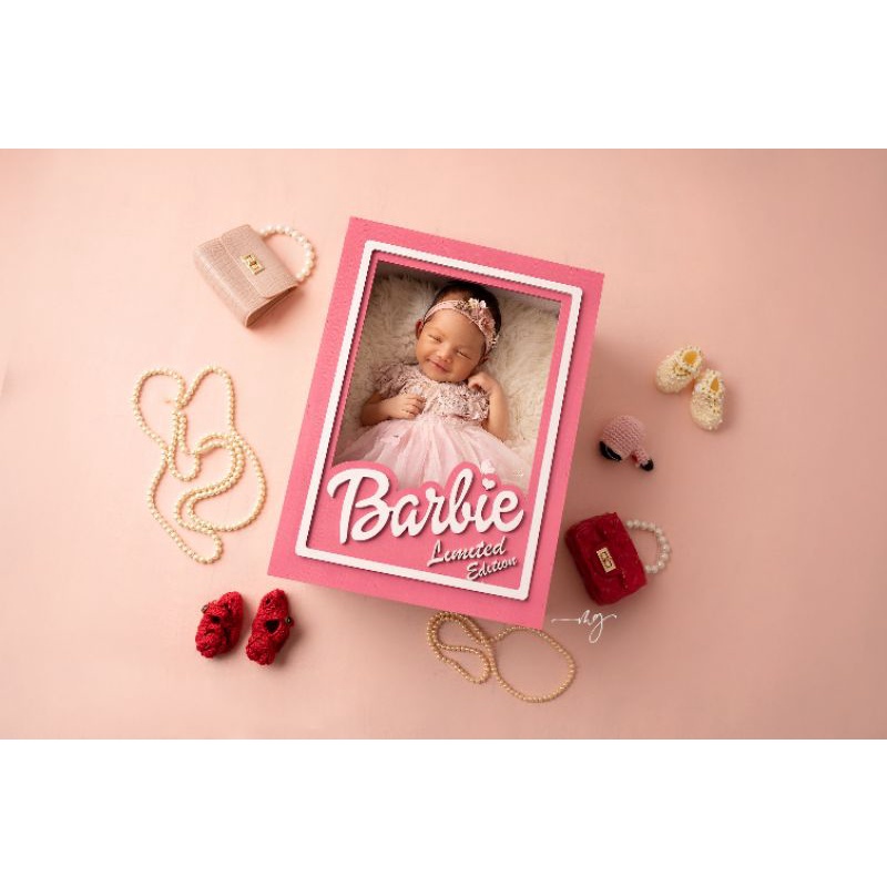 Baby in barbie box clearance