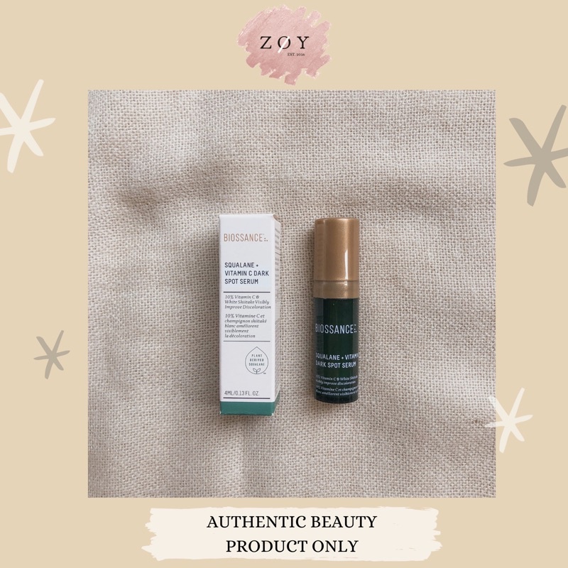 Jual Biossance Squalane + Vitamin C Dark Spot Serum 4ml Shopee Indonesia