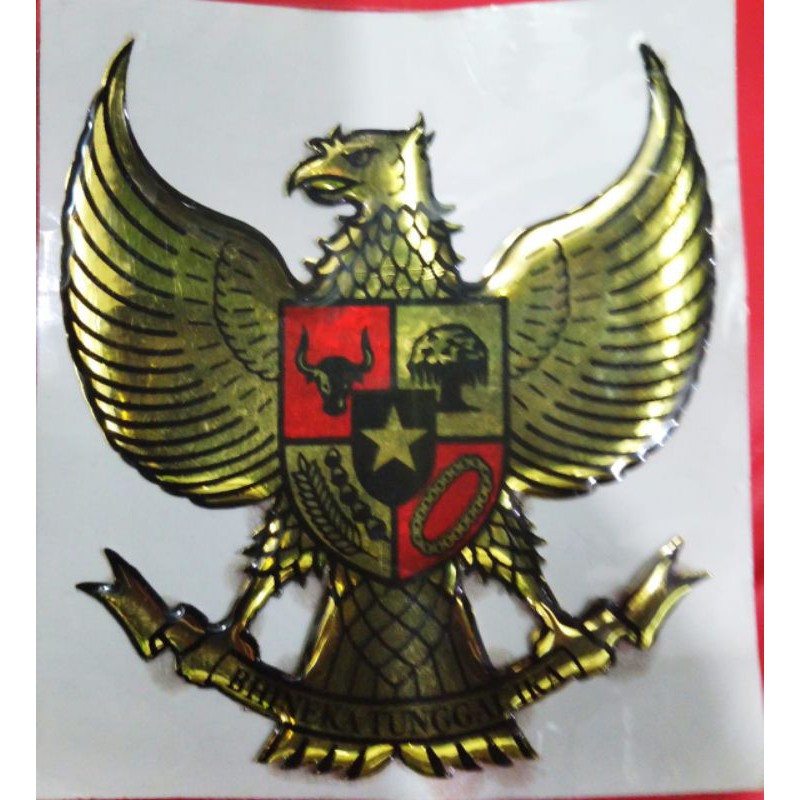 Jual Sticker Timbul Lambang Garuda Emblem Garuda Indonesia Shopee