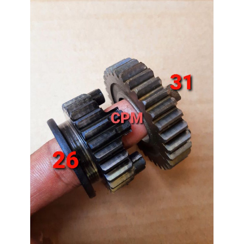 Jual Gigi Rasio no 5 Megapro Primus Original Copotan Motor PNP GL Pro ...