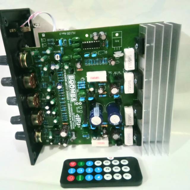 Jual Kit speaker aktif boomba 150 watt +echo reverb+ subwoofer+usb