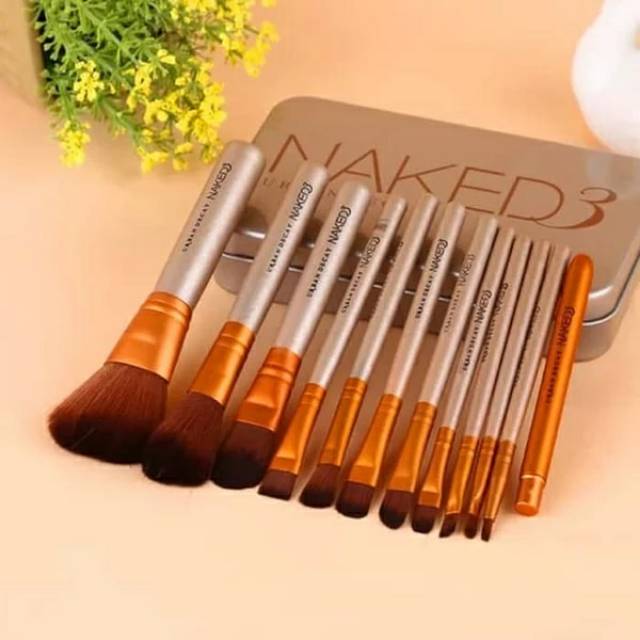 Jual Naked Kuas Isi Pcs Brush Naked Make Up Brush Shopee Indonesia