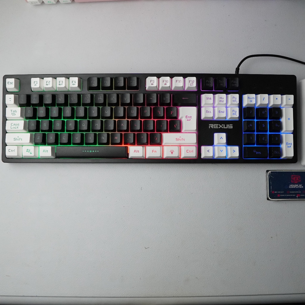 Jual KEYBOARD GAMING REXUS K9E MEMBRANE USB RGB | Shopee Indonesia