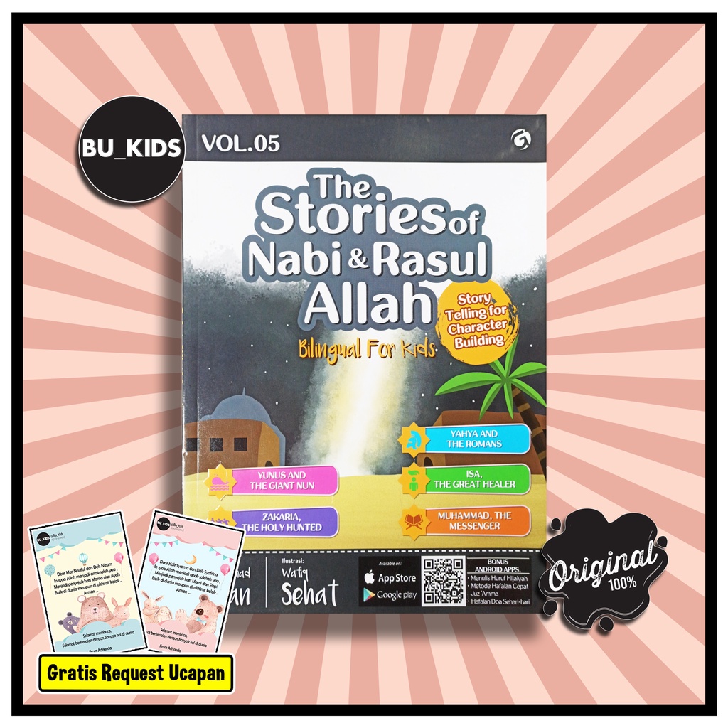 Jual Buku Kisah 25 Nabi Dan Rasul Untuk Anak - The Stories Of Nabi ...