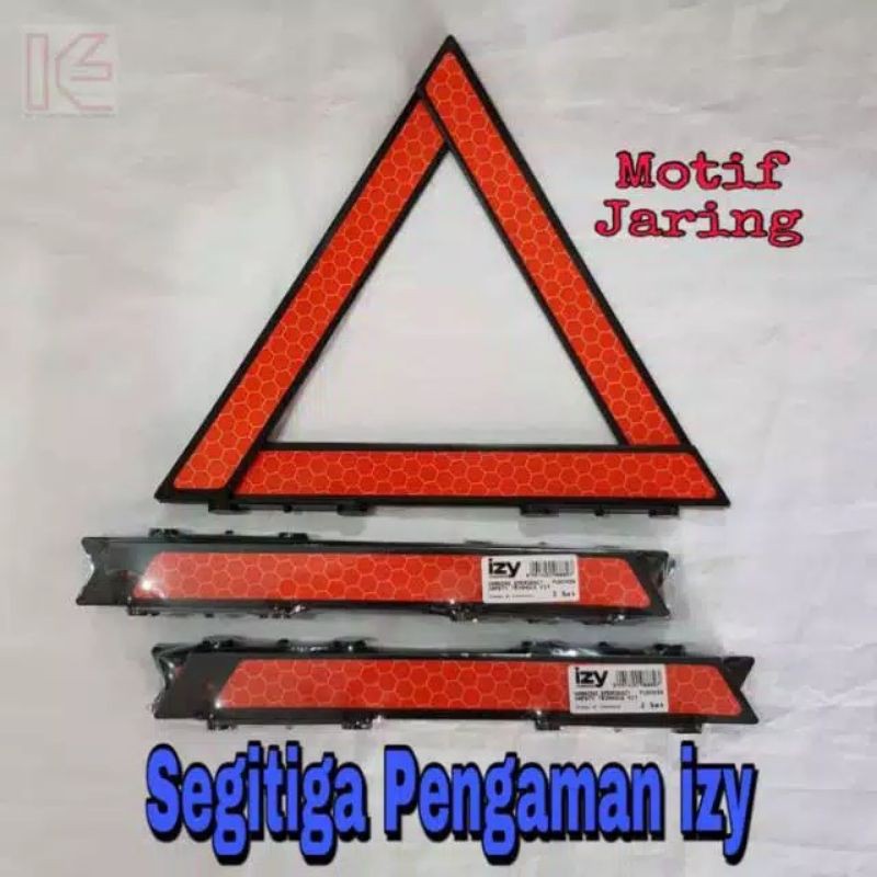 Jual Segitiga Pengaman Mobil Merk Izy Model Rangkai Reflektor