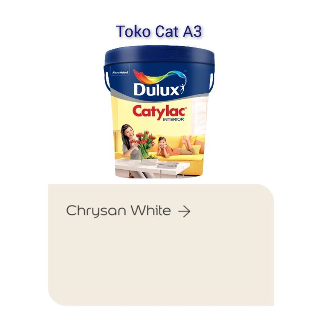 Jual Catylac Interior 5kg Chrysan White Shopee Indonesia 5655