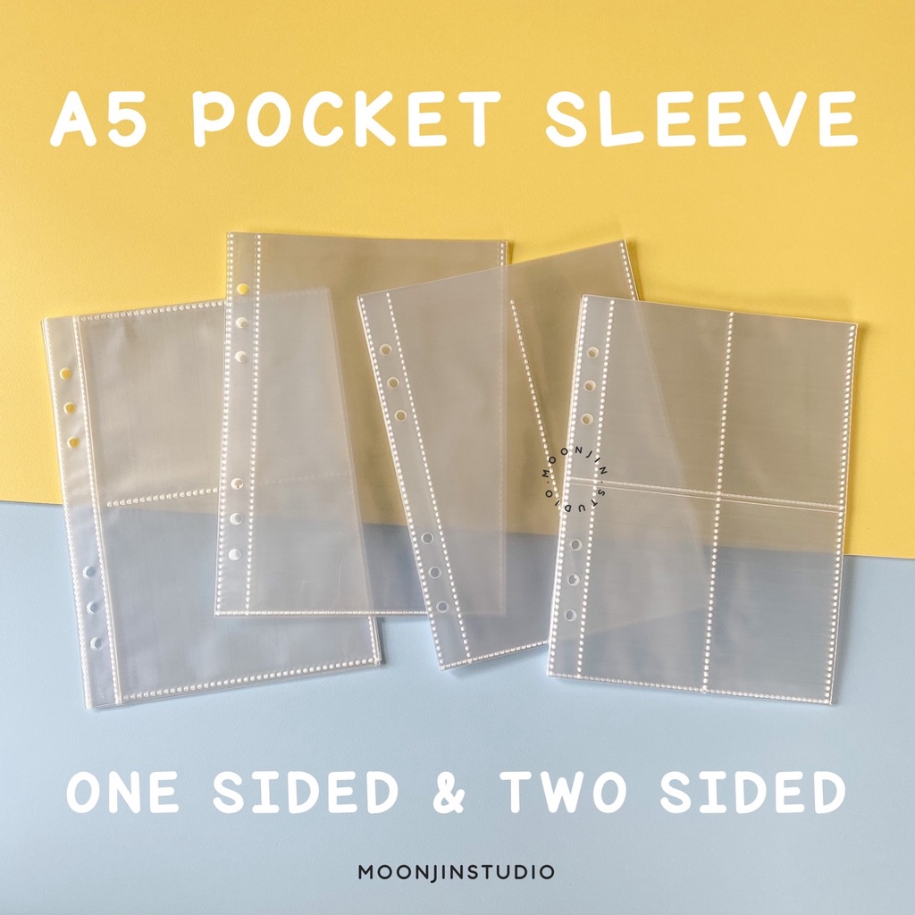 Jual [A5] Moonjin Studio Sleeve Pocket Pages Binder Photocard Album