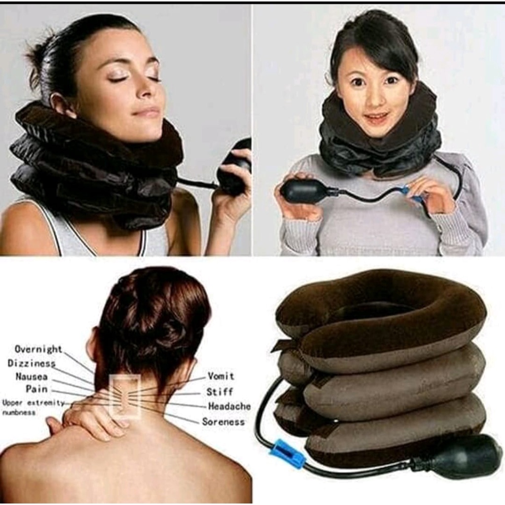 Jual Bantal Terapi leher terapi 3 tingkat / Penegak Leher Air cervical ...