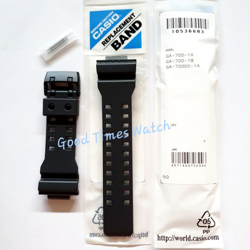 STRAP G-SHOCK GA-700-1 GA 700DC GA 700 GA700 Black Casio Original