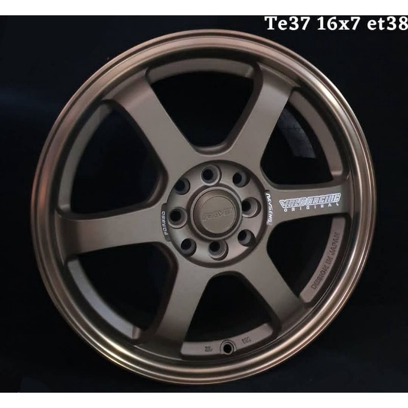 Jual Velg volk rays te37 r16 forged flow forming velg mobil rays te37 ...