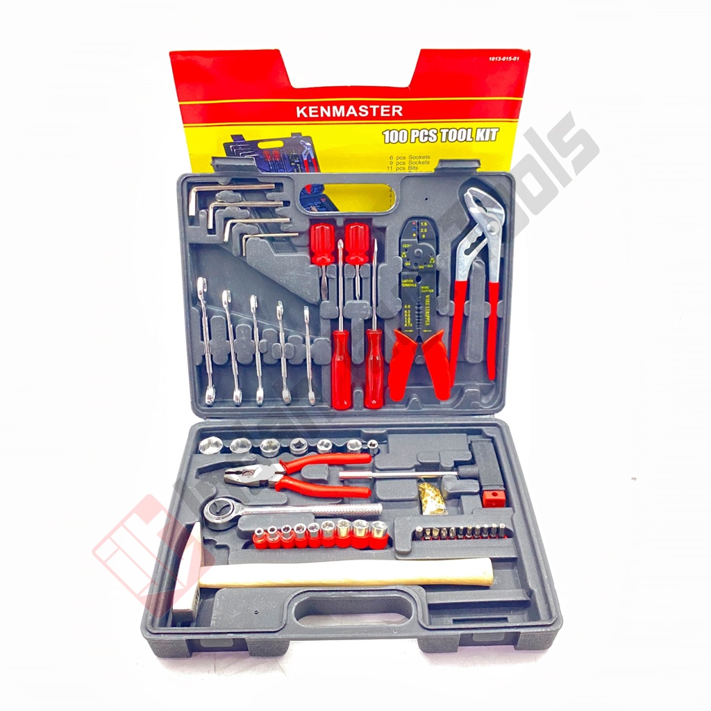 Jual Kenmaster Toolkit Set Pcs Tool Set Kit Perkakas Tangan Shopee Indonesia