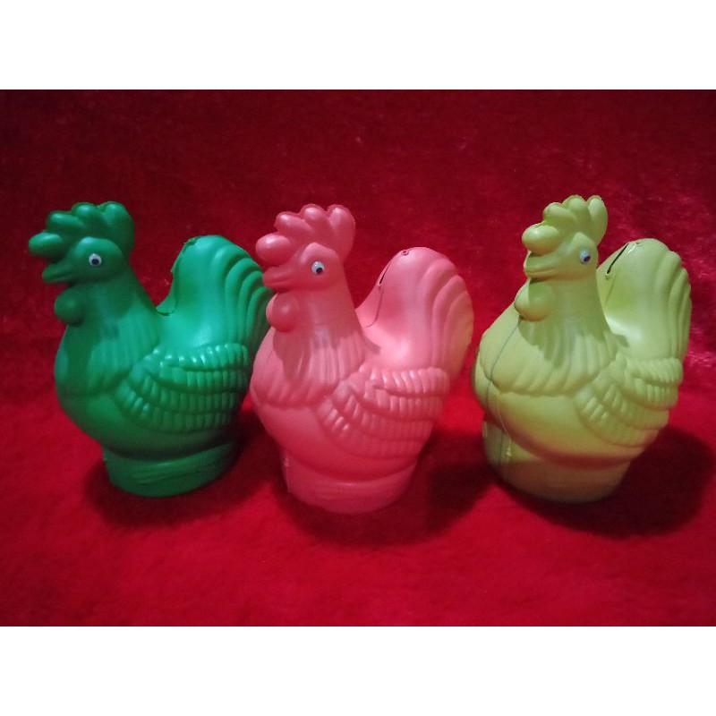 Jual celengan plastik IBu Como celengan ayam plastik | Shopee Indonesia