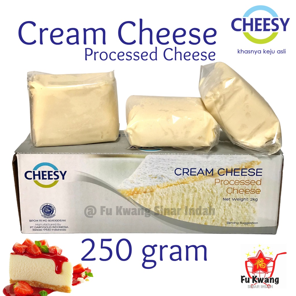 Jual Cheesy Cream Cheese / Keju Krim 250 Gram | Shopee Indonesia