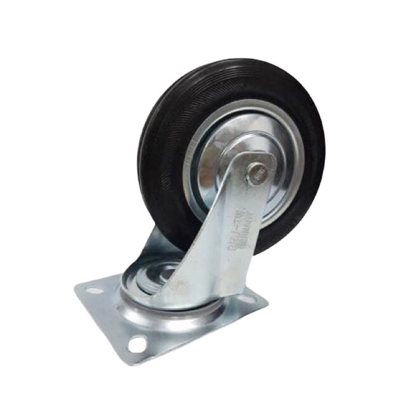 Jual Roda Karet Hidup 5 Inch Roda Troli Hidup | Shopee Indonesia