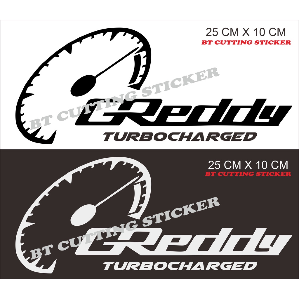 Jual BT sticker jdm sticker mobil sticker greddy turbocharged sticker ...