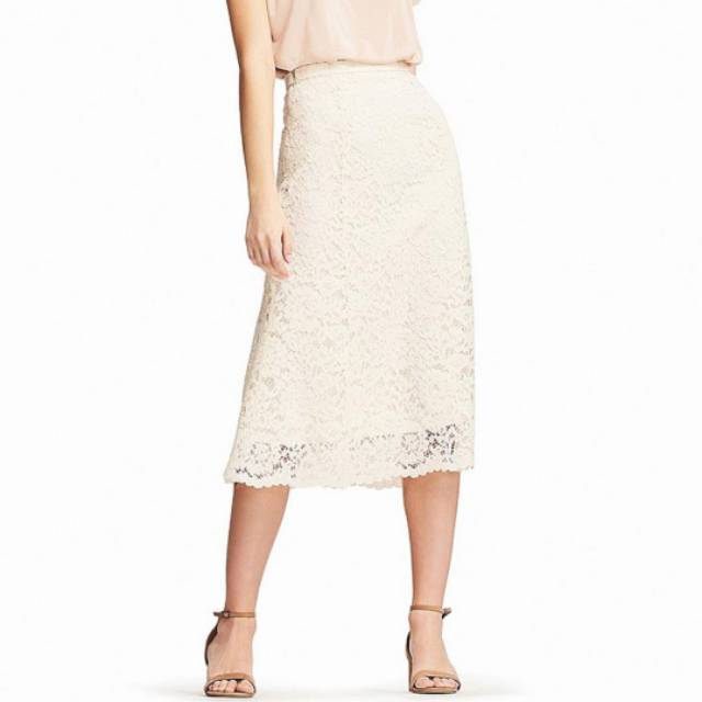 Lace 2024 skirt uniqlo