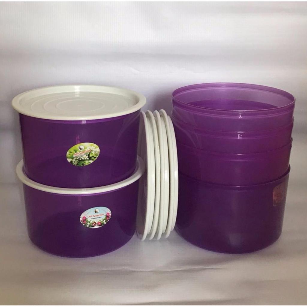 Jual Bayie Toples Plastik Bulat Isi Pcs Ukuran Liter Toples