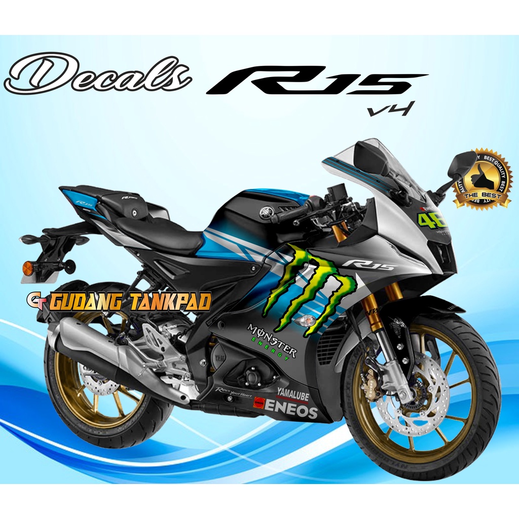 Jual DECAL R 15 VERSI 4 2022 / STIKER FULL BODY R15 V4 VARIASI MONSTER ...