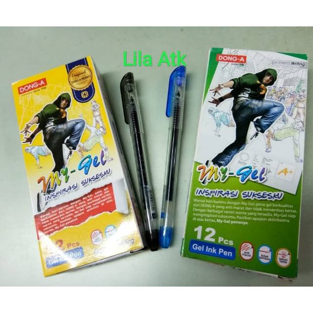 Jual Pulpen My Gel Dong-A 0.5 mm Versi Kotak Baru | Shopee Indonesia