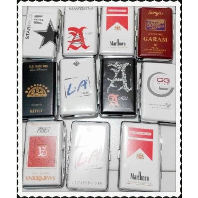 Jual box / tempat rokok Plus Korek Api Gas Model Bungkus Rokok | Shopee